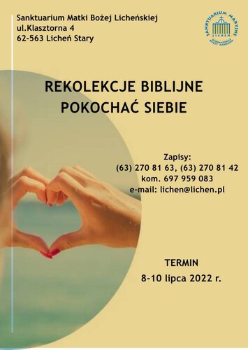 rekolekcje-pokochac-siebie-8-10-lipca-2022-r-plakat